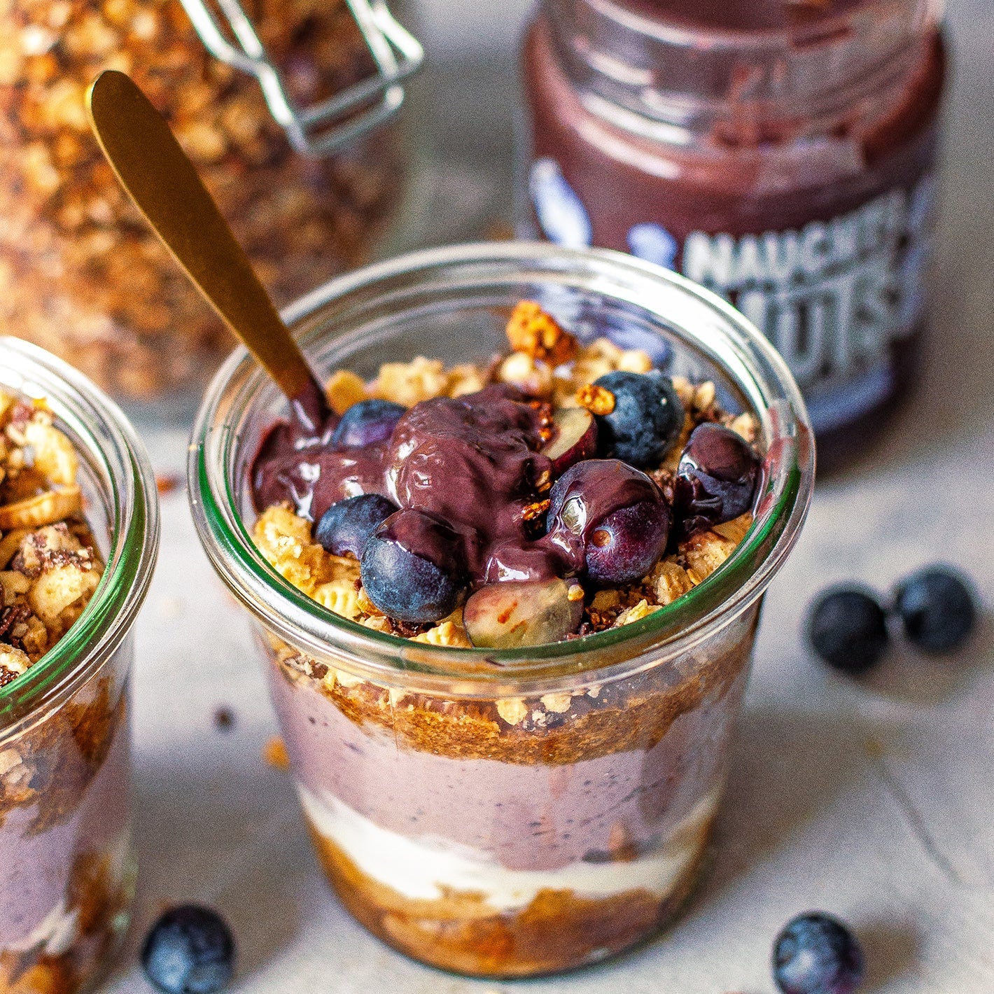 Vegane BB Lemon Cheesecake Parfaits