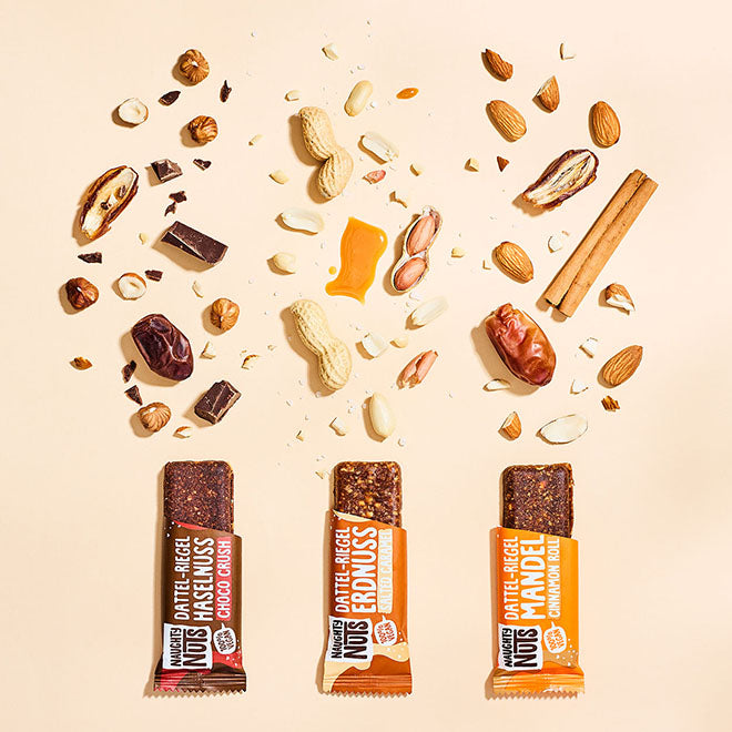 Bio Dattel-Nussmus-Riegel Bundle