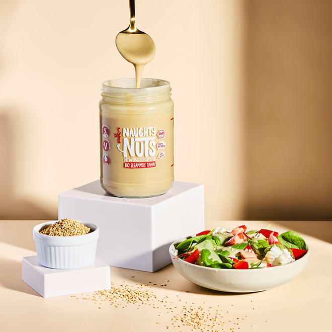 Bio Sesammus Tahin weiß (500g Glas)