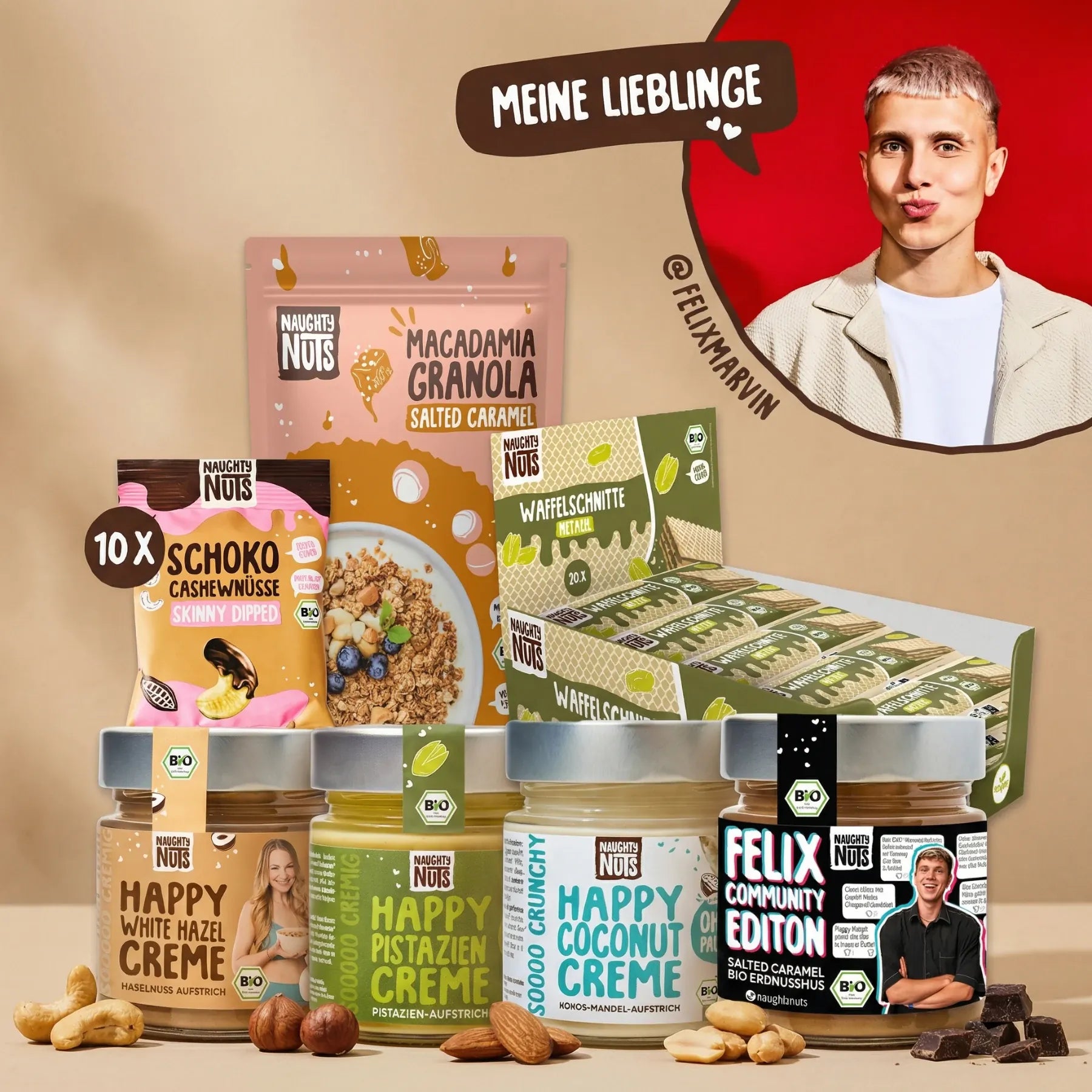 Naughty Nuts Mix-Bundle Felix' Favourites Bundle