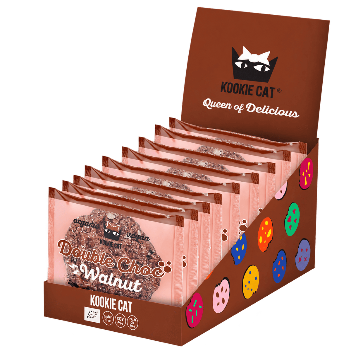 Kookie Cat Cookie Bio Cookie Double Choc & Walnuss