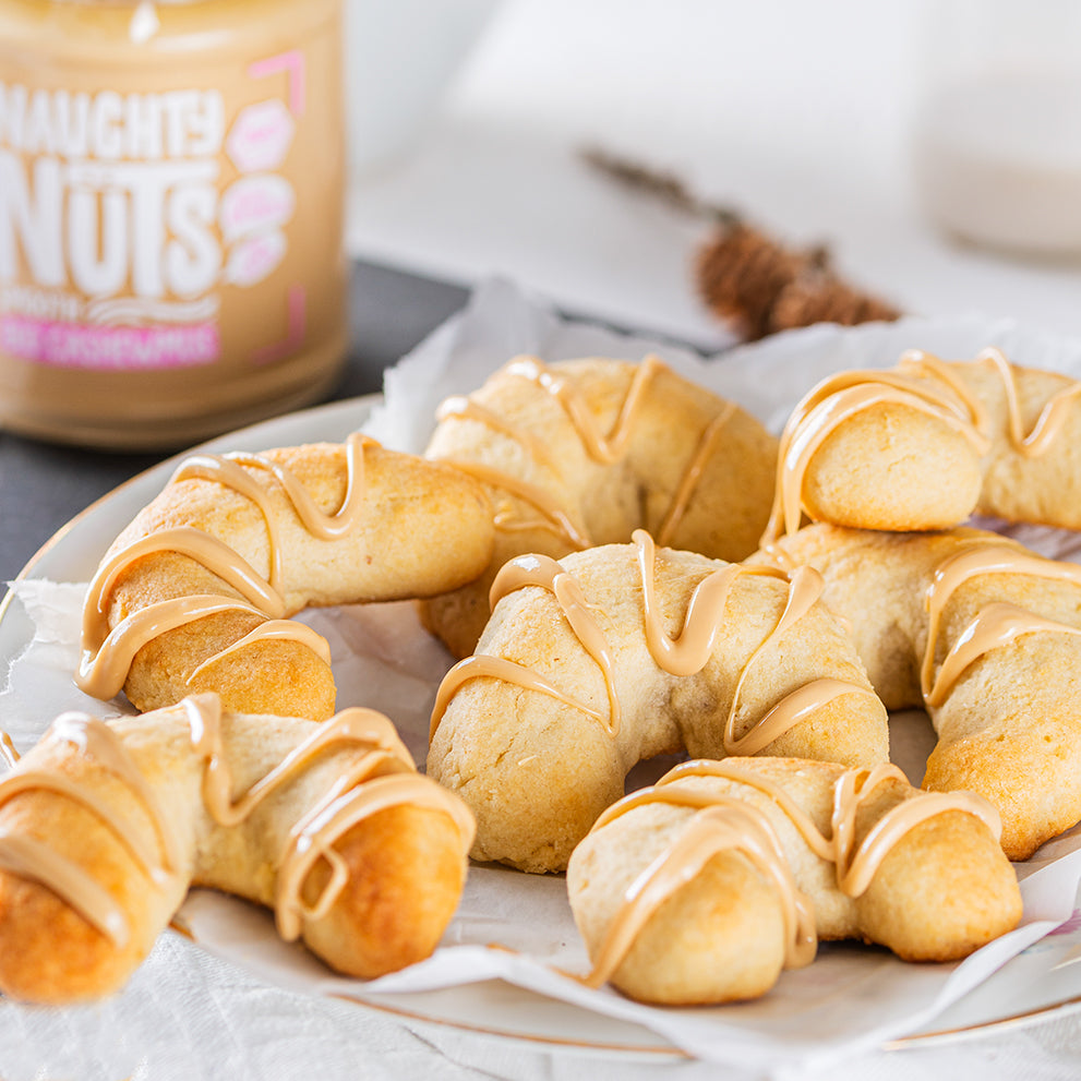 Cashew-Vanillekipferl mit Cashewmus