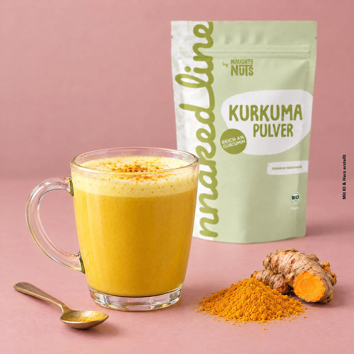 Golden Milk mit Kurkuma aus dem Good Gut Bundle.