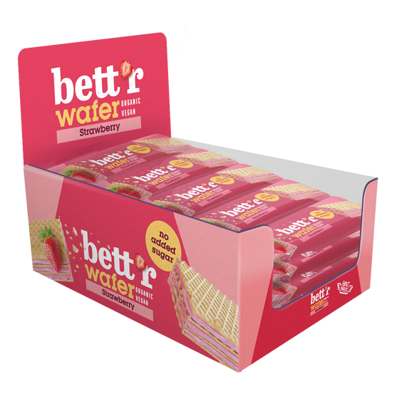 Bio Waffel mit Erdbeer-Cashew Creme