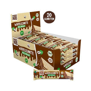 Naughty Nuts Waffelschnitte Bio Waffelschnitte Nuss-Nougat