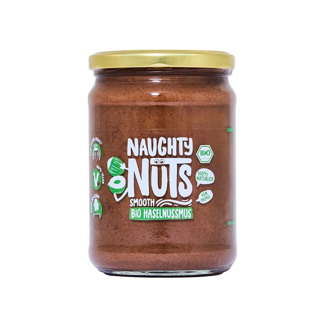 Bio Haselnussmus Smooth 500g Glas