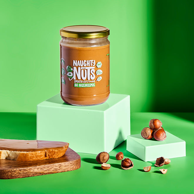 Bio Haselnussmus Smooth (500g Glas)