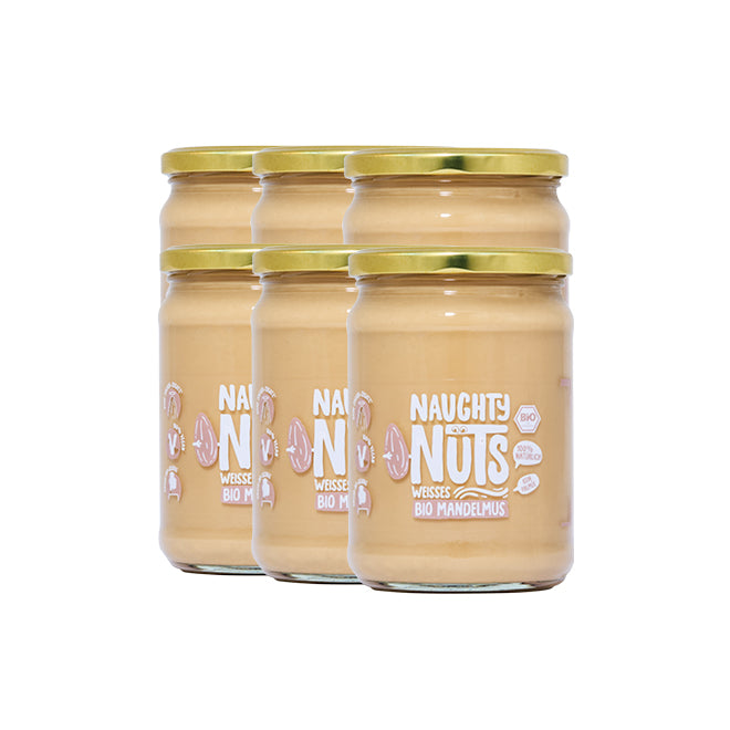 Bio Weißes Mandelmus (500g Glas)