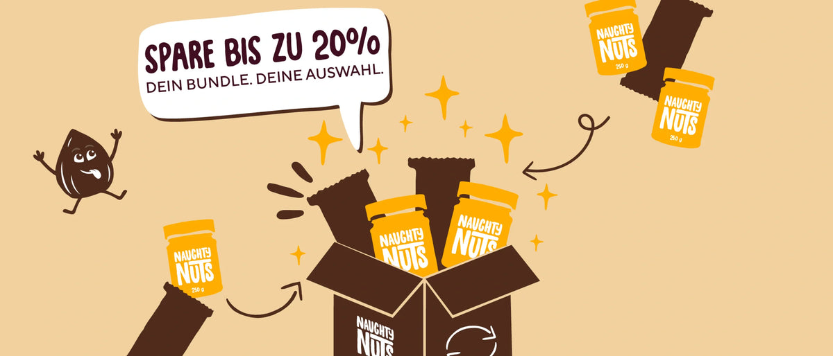 Naughty Nuts Bundle Angebot mit 20 Prozent Rabatt und Produktabbildungen