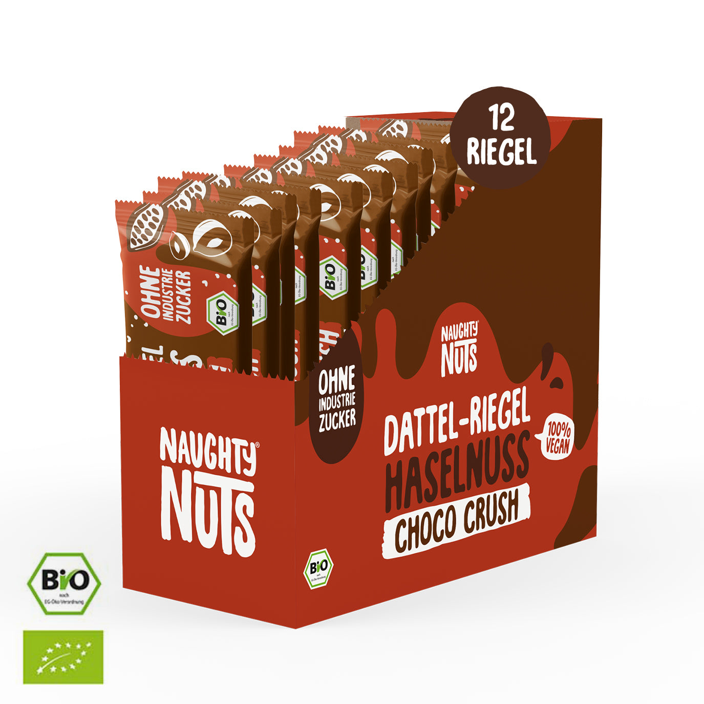 Bio Dattel-Riegel Haselnuss Choco Crush