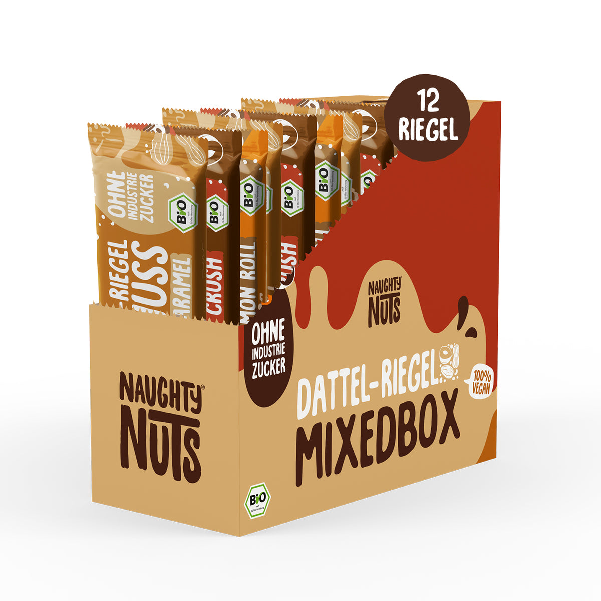 Bio Nussmus-Dattel-Riegel Mixed Box