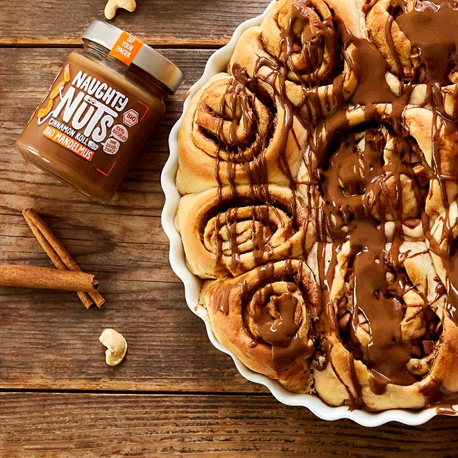 Bio Mandelmus Cinnamon Roll